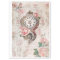 Romantic French Roses, Clock & Filigree Decoupage