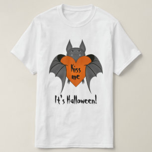 Romantic funny Halloween bat T-Shirt