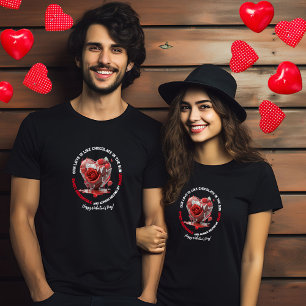 Romantic Funny Red Melting Heart Valentine's Day T-Shirt