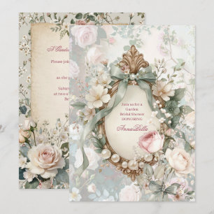 Romantic Garden Bridal Shower Invitation