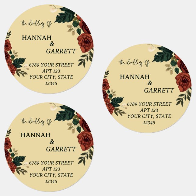 Romantic Garden Wedding Address (Group)