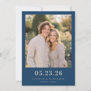 Romantic Garden Wedding Announcement