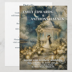 Romantic Garden Wedding Invitation