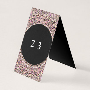 Romantic Geometric Mandala soft Pink Black