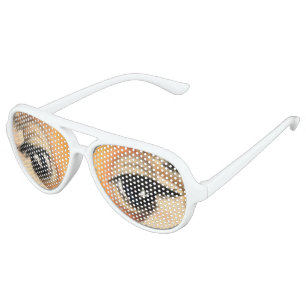 Romantic Giraffe - Funny Aviator Sunglasses