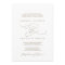 Romantic Gold Calligraphy Flourish Formal Wedding