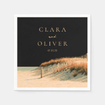 Romantic Golden Cape Cod Dune Grass Beach Wedding