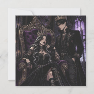 Romantic Goth King and Queen Dark Aesthetic