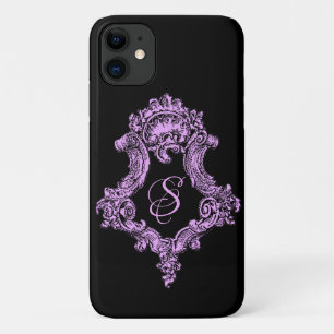Romantic Goth Pink Monogram Case-Mate iPhone Case