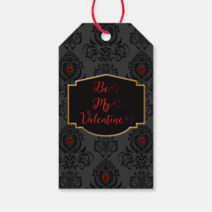 Romantic Goth Valentine Gift Tags