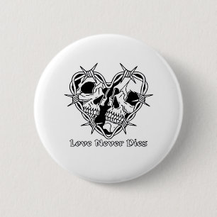 Romantic Gothic For Couples 6 Cm Round Badge