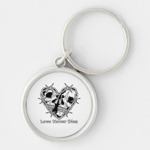 Romantic Gothic For Couples Key Ring