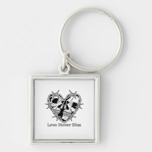 Romantic Gothic For Couples Key Ring