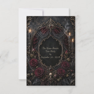 Romantic Gothic RSVP Card