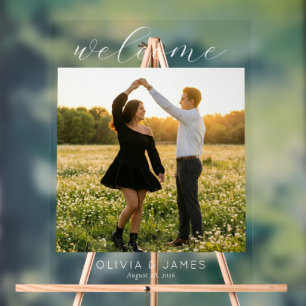 Romantic Green Photo Acrylic Sign