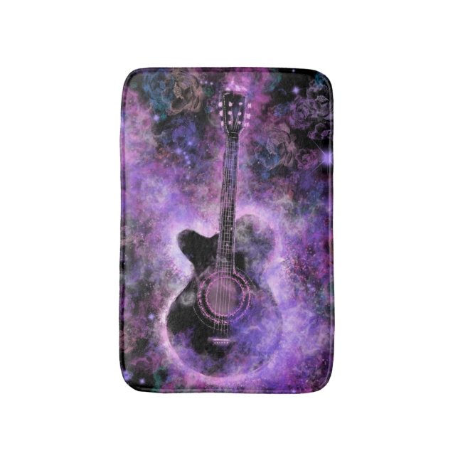 Romantic Guitar Music - Magic Sound Bath Mat (Front Vertical)