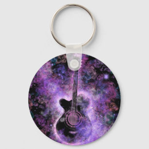 Romantic Guitar Music - Magic Space Key Ring