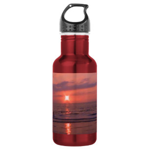 Romantic Hawaiian Sunset Ocean Beach 532 Ml Water Bottle