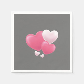Romantic Heart Balloon Napkin – Love & Valentine’s