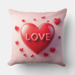 ❤️ Romantic Heart Decor For Valentine Room  Cushion