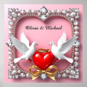 💍 Romantic Heart Frame For Wedding Decor Gift 💍