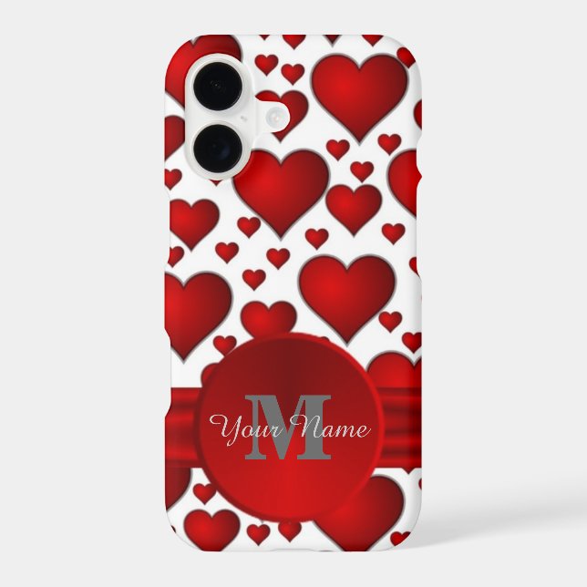 Romantic heart pattern monogrammed (Back)