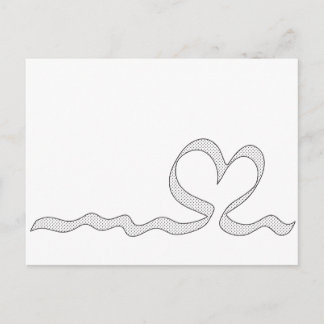 Romantic Heart Postcard