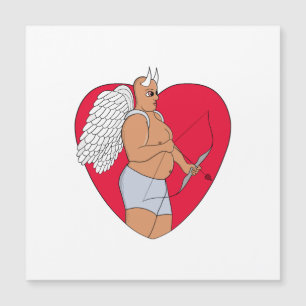 Romantic Heart With an Unusual Cupid