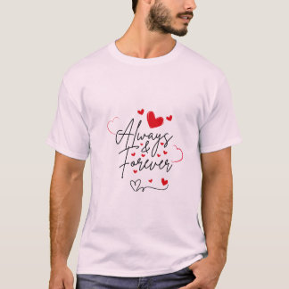 Romantic Heartbeat Design | Always in Love T-Shirt