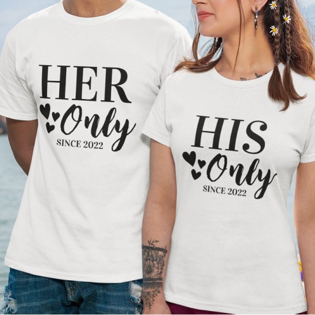 Romantic His Only Honeymoon Valentine's Day T-Shirt (Creator Uploaded)