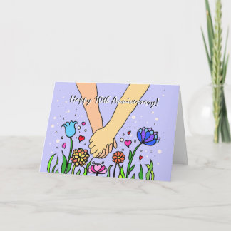 Romantic Holding Hands - dating / anniversary gift Card