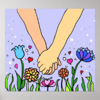 Romantic Holding Hands - dating / anniversary gift