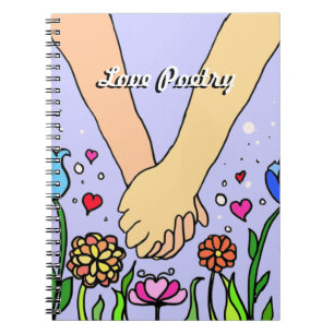 Romantic Holding Hands - dating / anniversary gift Spiral Notebook