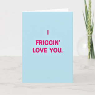 Romantic I Love You Sky Card