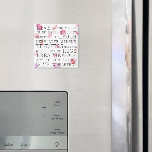 Romantic inspirational words magnet (In Situ (Fridge))