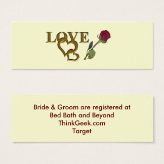 Romantic Interlocking Hearts & Red Rose