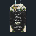 Romantic Ivory Floral Winter Baby Shower Favour Gift Tags<br><div class="desc">Customise this "Romantic Ivory Floral Winter Baby Shower Favour Gift Tag" to add a special touch. It's a perfect addition to match your colours and styles. (1) For further customisation, please click the "customise further" link and use our design tool to modify this template. (2) If you need help or...</div>