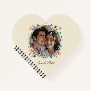 Romantic Ivy and Butterflies Notebook