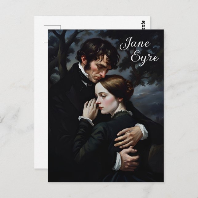 Romantic Jane Eyre and Edward Rochester Postcard (Front/Back)