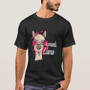 Romantic Lama Farmer T-Shirt