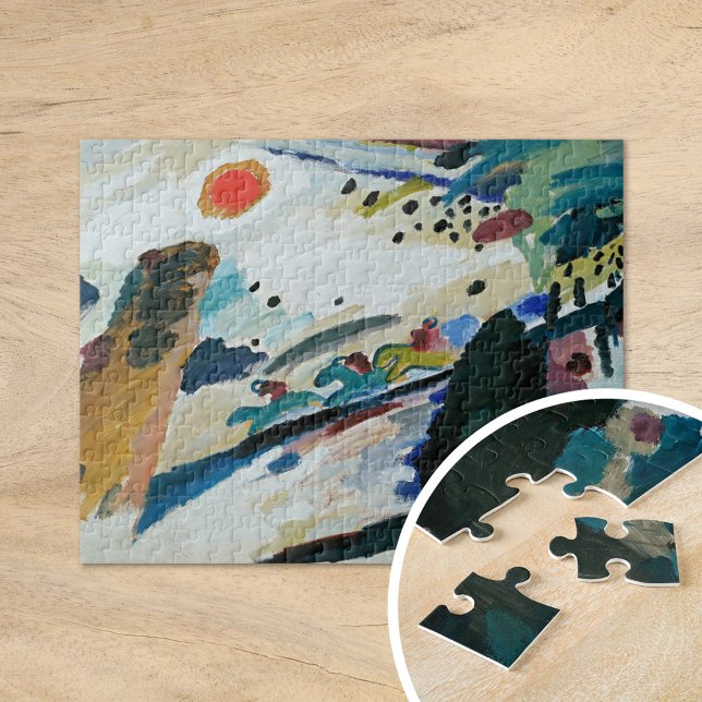 Romantic Landscape | Kandinsky Jigsaw Puzzle (Creator Uploaded)
