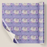 Romantic Lavender Watercolor Floral Spring Wedding Wrapping Paper<br><div class="desc">Watercolor floral designs have become increasingly popular in the world of weddings. This design features soft, delicate watercolor strokes in white and lavender colour that evoke a sense of romanticism and elegance. The combination of pastel and vibrant colours gives this wedding suite a dreamy and whimsical feel, making it perfect...</div>