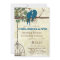 Romantic Love Bird Sitting In Tree Wedding Invite