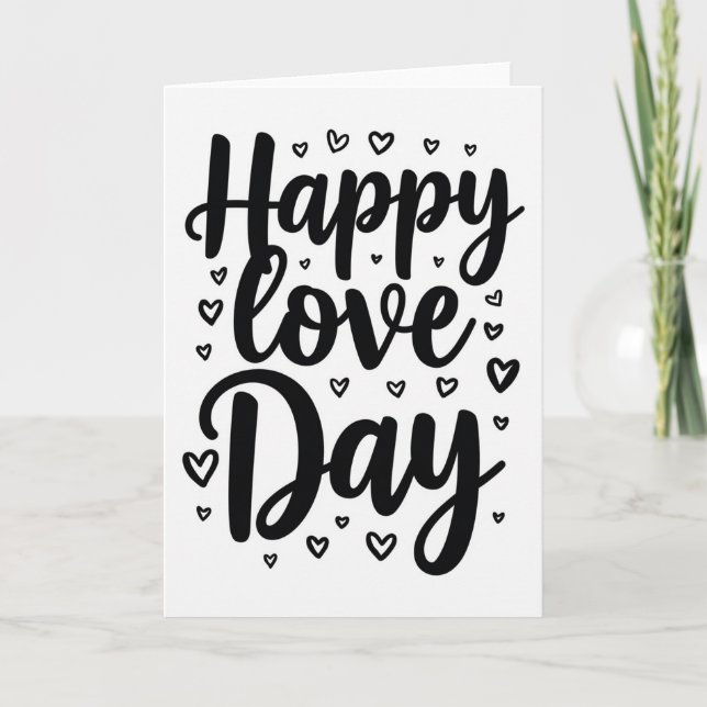 Romantic Love Day Card (Front)