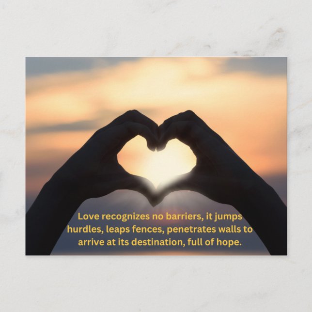 Romantic Love Gift holiday card (Front)