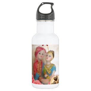 Romantic Love Heart Art Print 532 Ml Water Bottle