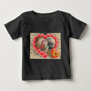 Romantic Love Heart Art Print Baby T-Shirt