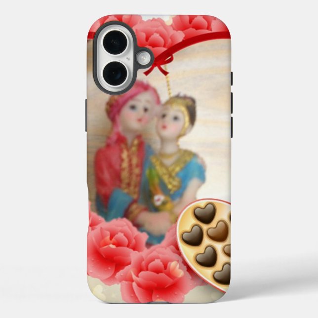 Romantic Love Heart Art Print Case-Mate iPhone Case (Back)
