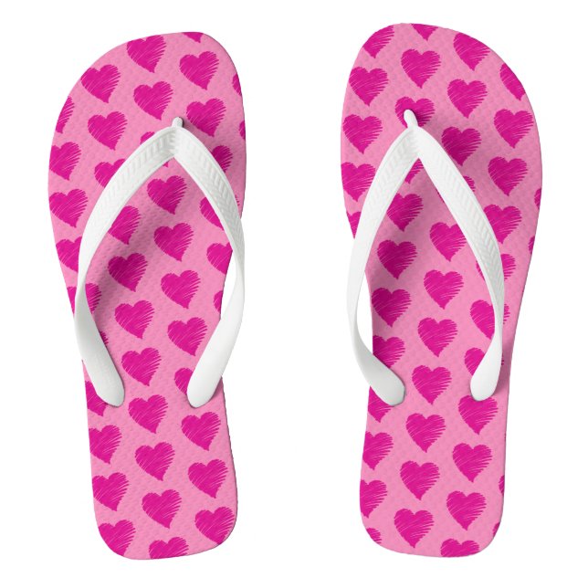 ROMANTIC LOVE HEARTS JANDALS (Footbed)