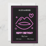 Romantic Love Man Sweetheart Birthday Personalise<br><div class="desc">Romantic Love Man Sweetheart Birthday Personalise Card is great to personalise and give to that special person in your life for their birthday.  It is modern and unique to send. Personalise it.</div>